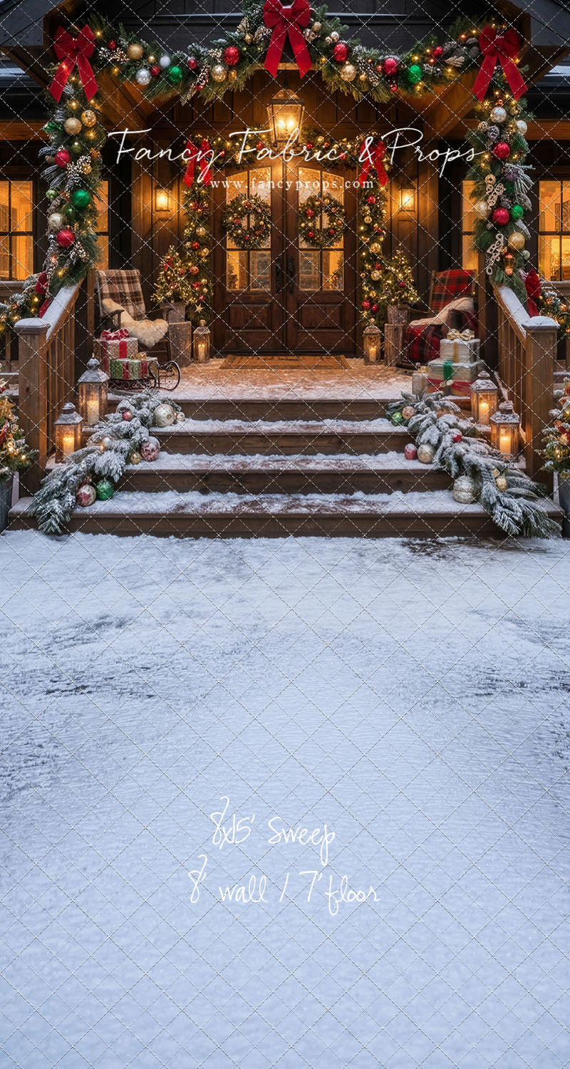 Festive Front Porch - With Sweep Option