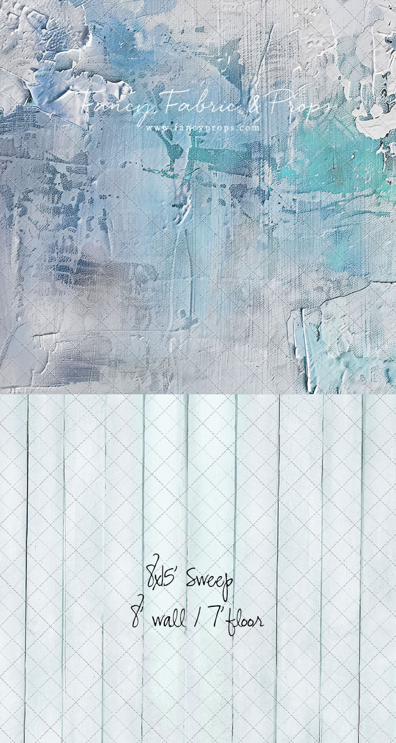 Frozen Veil - With Blue Floor Sweep Option