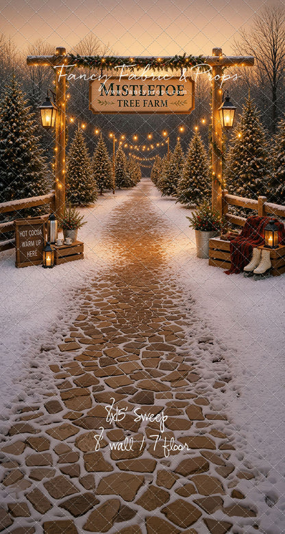 Golden Glow Christmas Farm - with Sweep Option