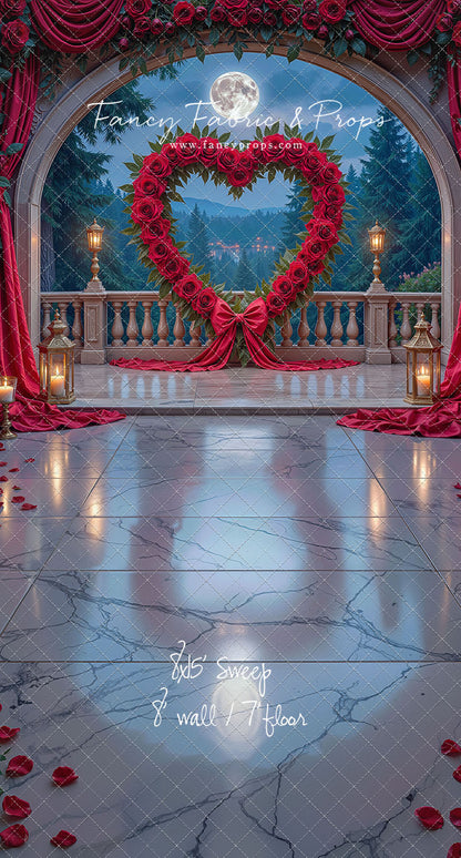 Heart of Roses - With Sweep Option