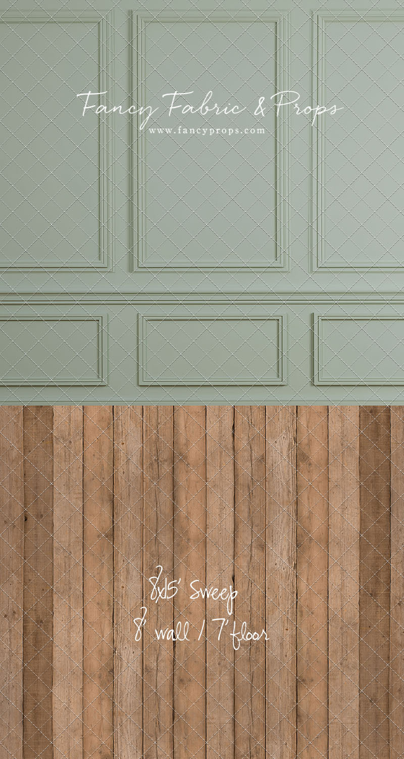 Heirloom Sage - With Cwtchicoo Wood Floor Sweep Option