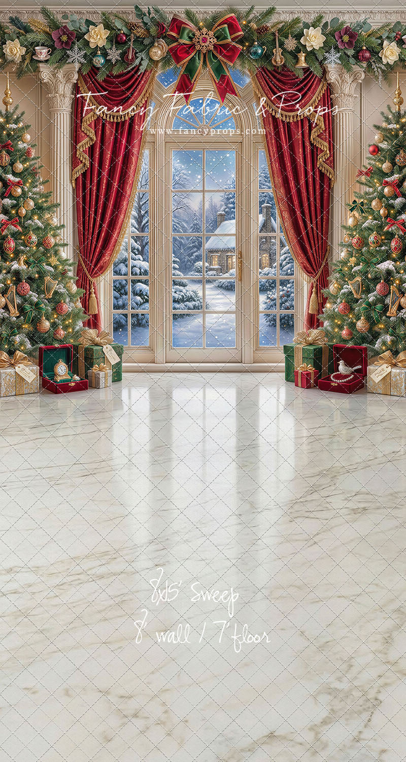 Holiday Window Elegance - with Sweep Option