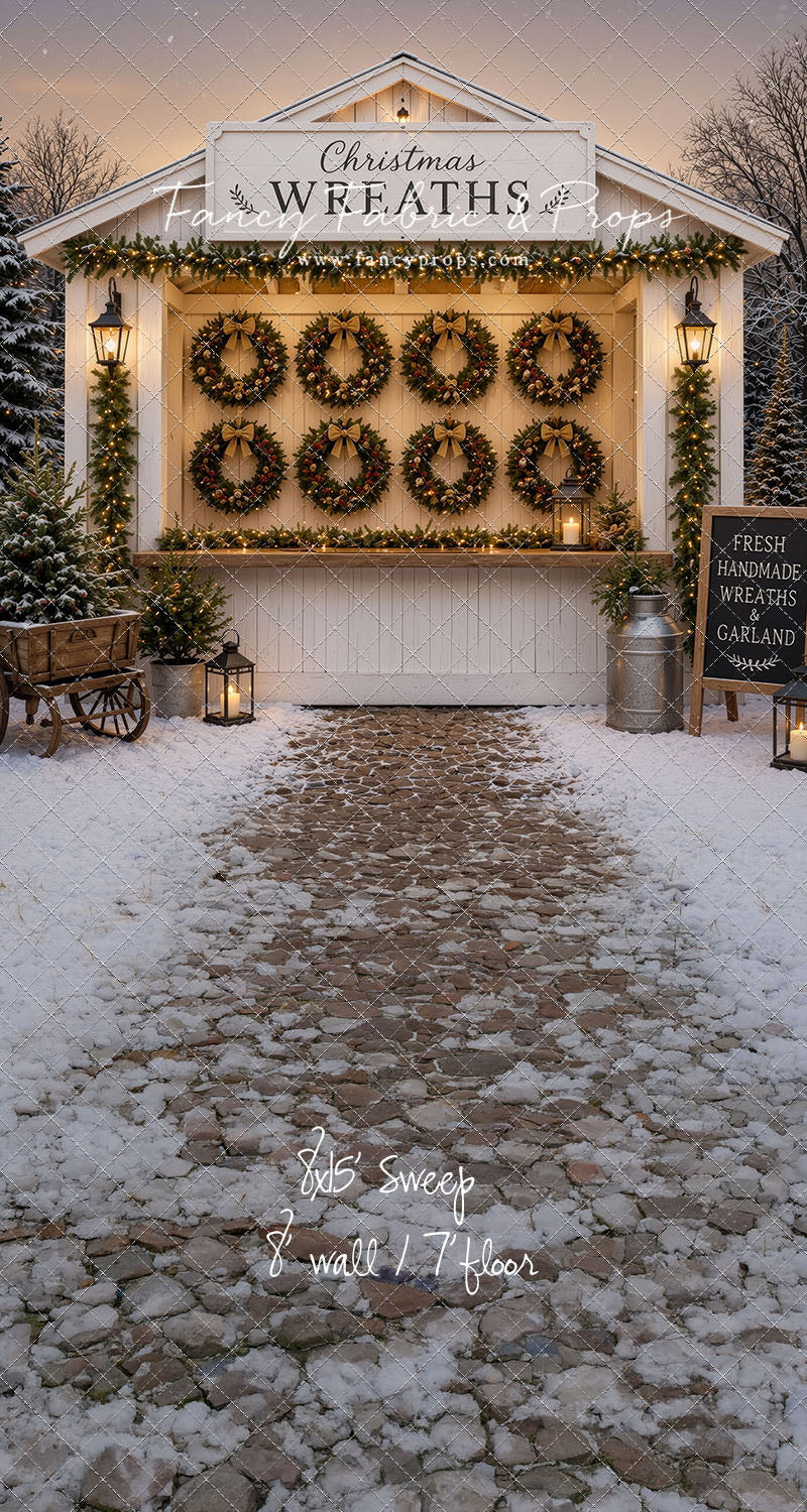 Holly Wreath Stand - with Sweep Option