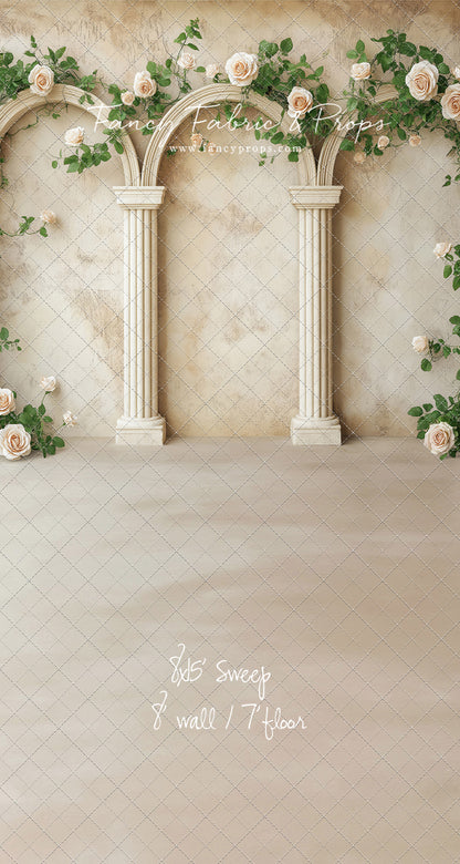 Ivory Arch Garden - With Sweep Option
