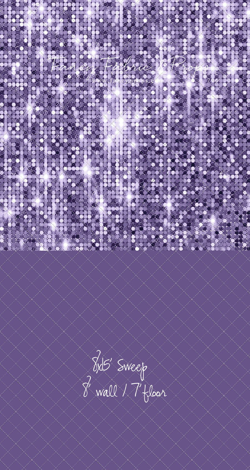 Lavender Lights - With Solid Floor Sweep Option