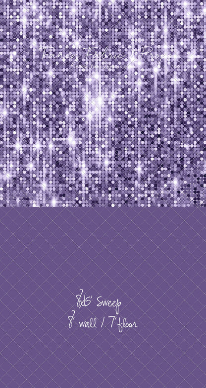 Lavender Lights - With Solid Floor Sweep Option