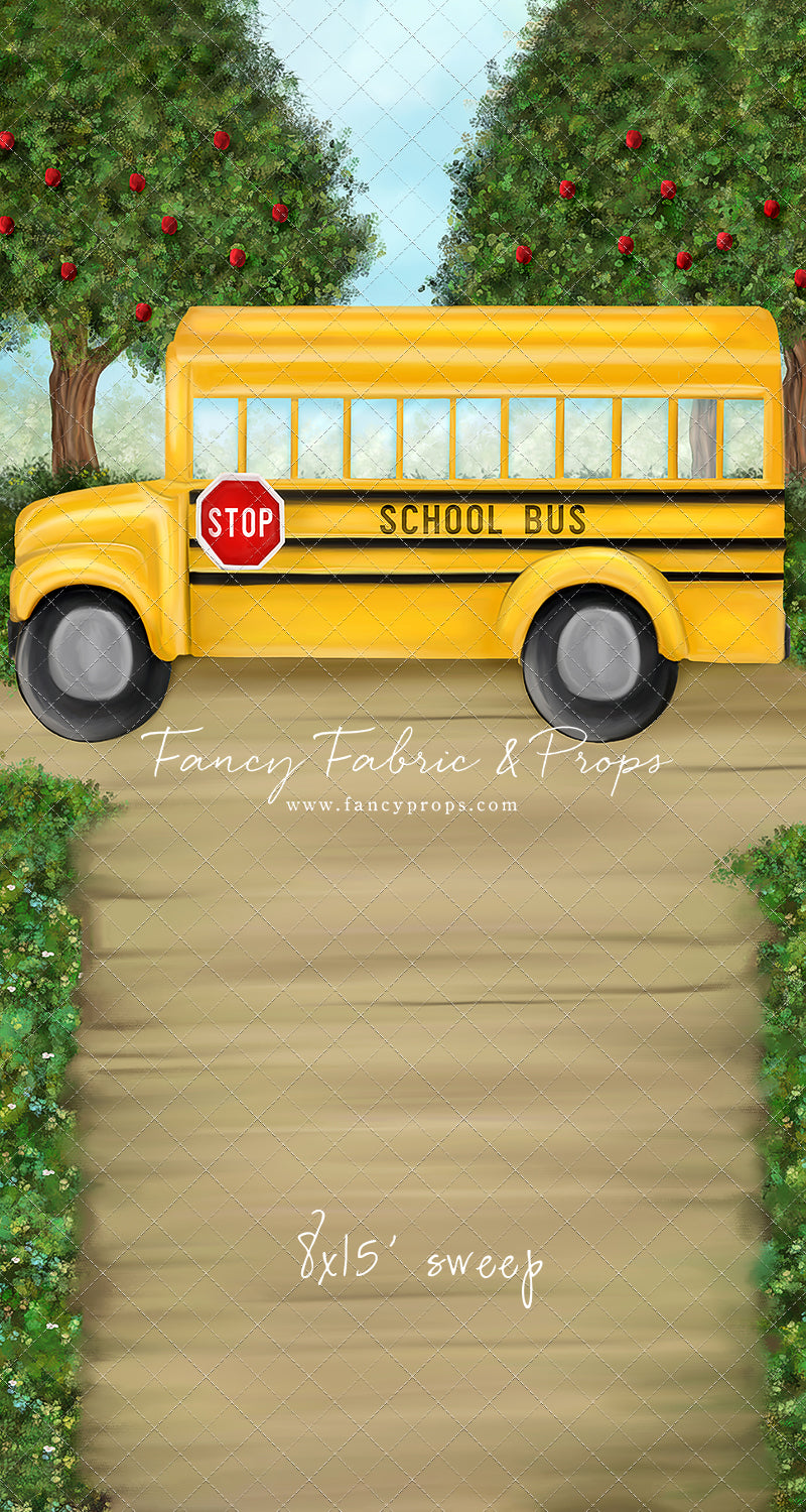Little Yellow School Bus - With Sweep Option