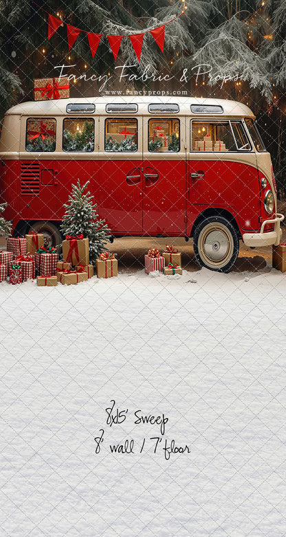 Merry Little Bus Stop - with Sweep Option