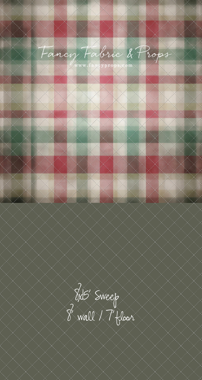 Merry Morning Plaid - With Sweep Option