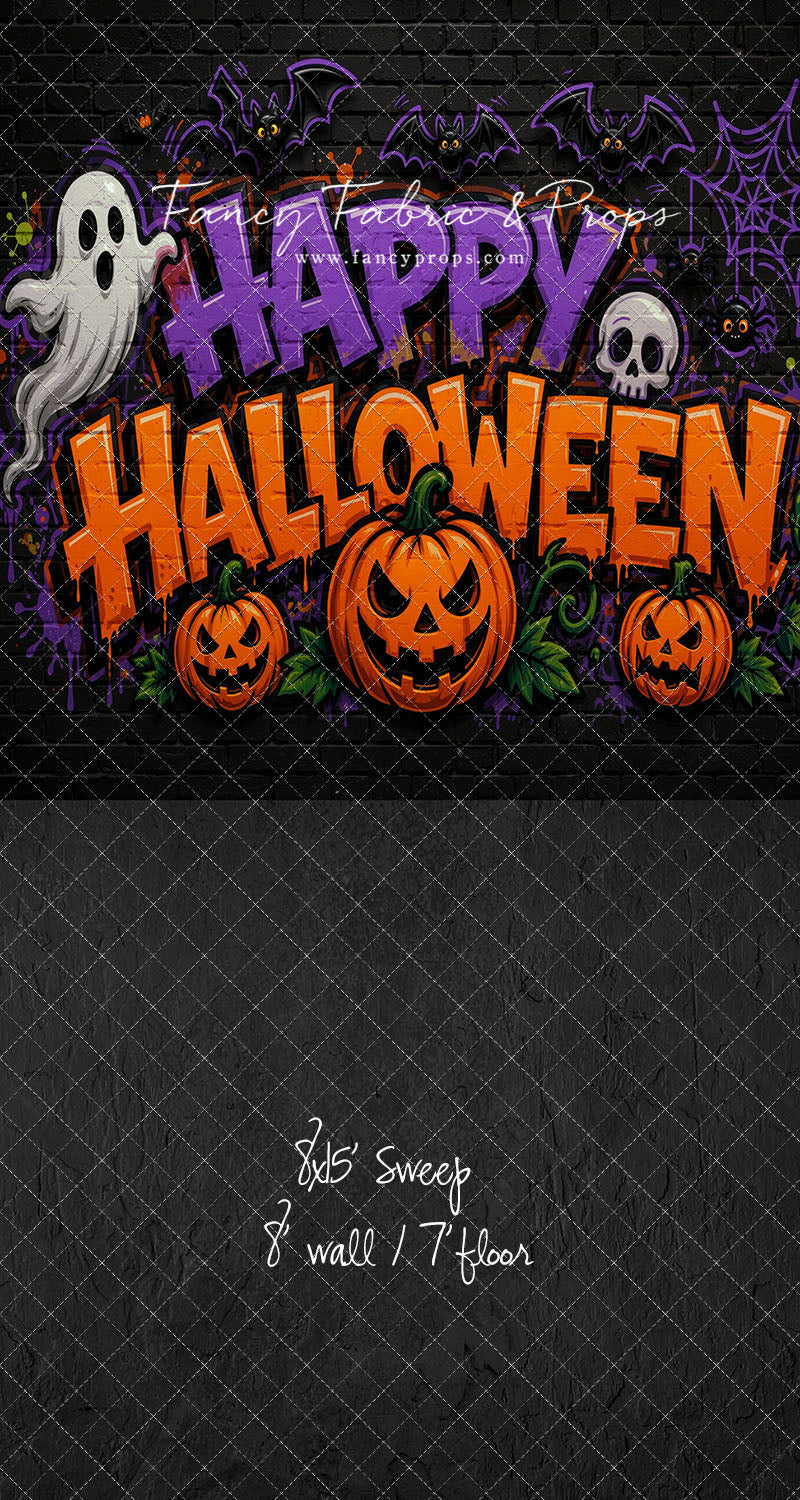 Midnight Graffiti Halloween - With Sweep Option