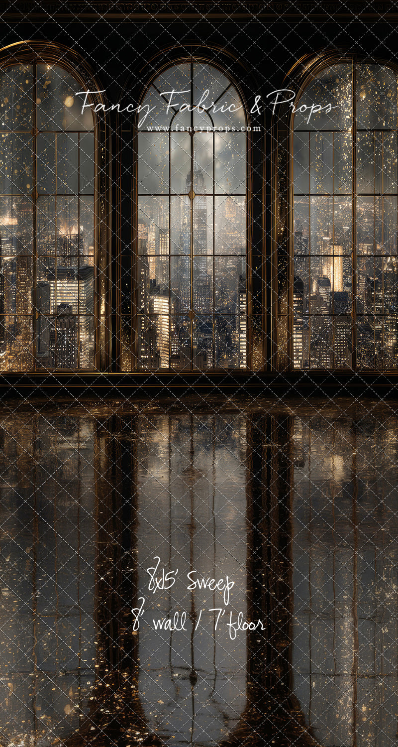 Midnight Skyline Ballroom - with Sweep Option