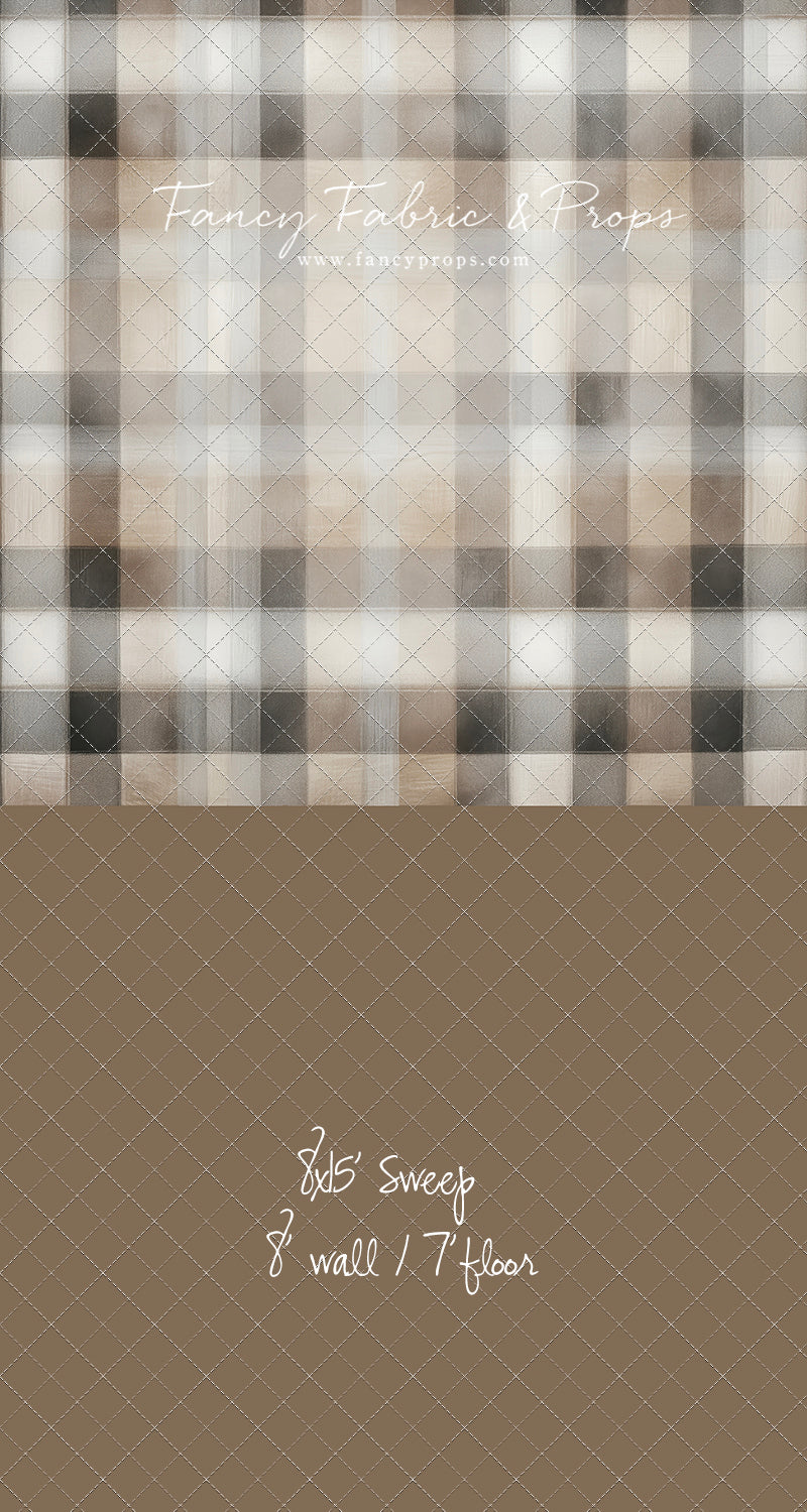 Mocha Flannel - With Sweep Option