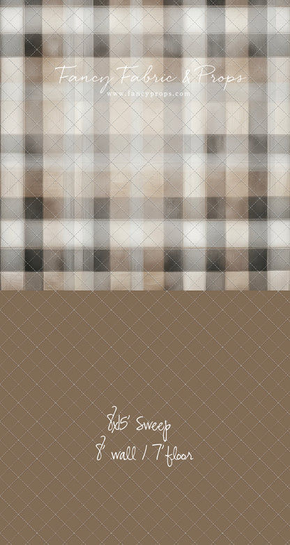 Mocha Flannel - With Sweep Option