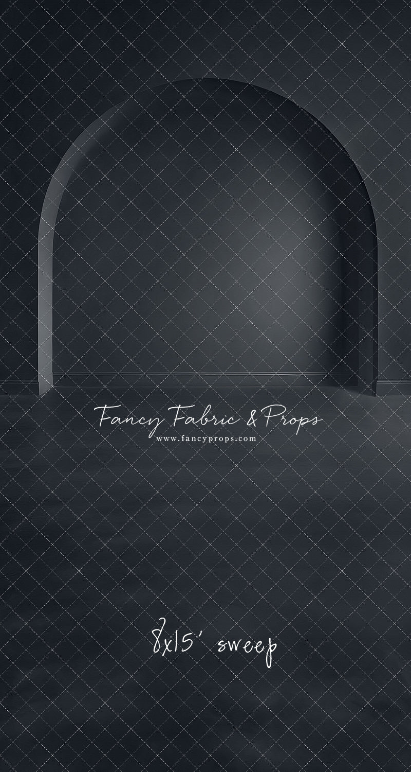 Modern Midnight Alcove - Solid Floor - With Sweep Option