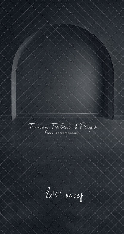 Modern Midnight Alcove - Solid Floor - With Sweep Option