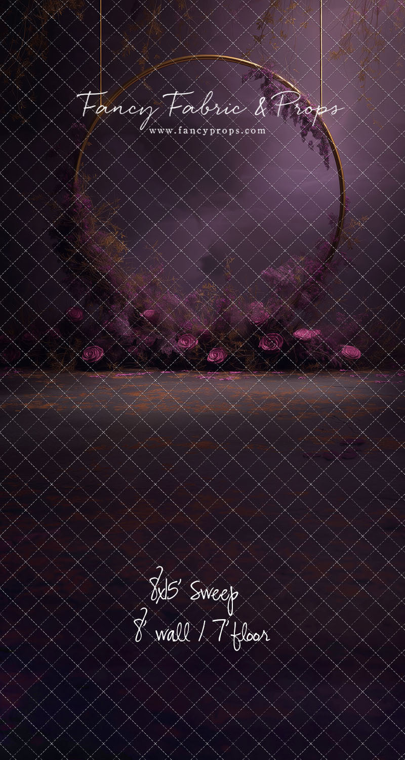 Moonlit Plum Petals - With Sweep Option