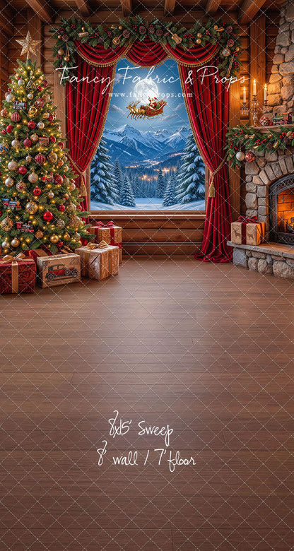 Mountain Sleigh View - with Sweep Option