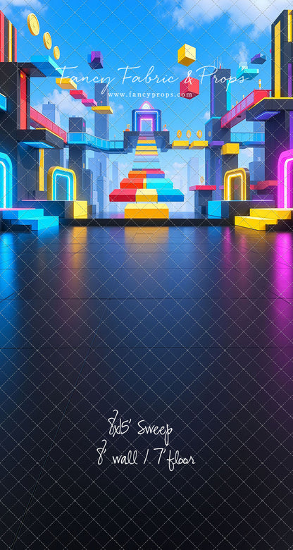 Neon Obby City - With Sweep Option
