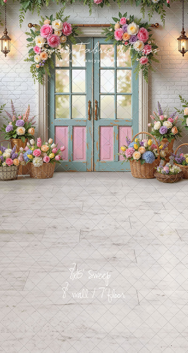 Pastel Garden Doors - With Sweep Option