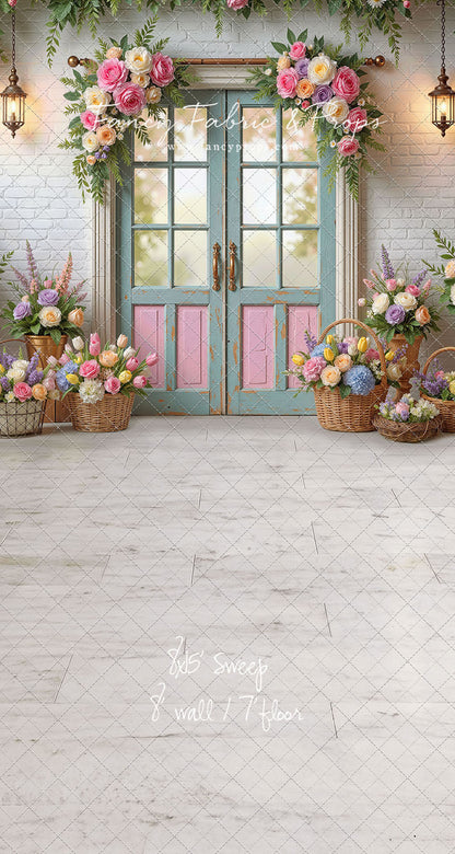 Pastel Garden Doors - With Sweep Option