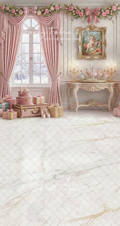 Pink Velvet Christmas - with Sweep Option