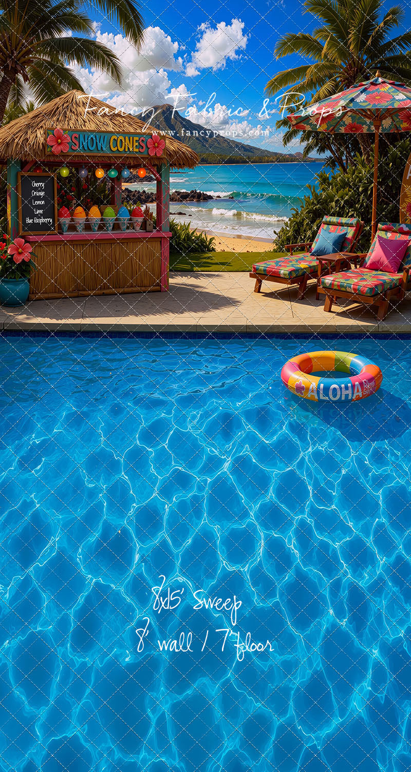 Poolside Snowcones - With Sweep Option