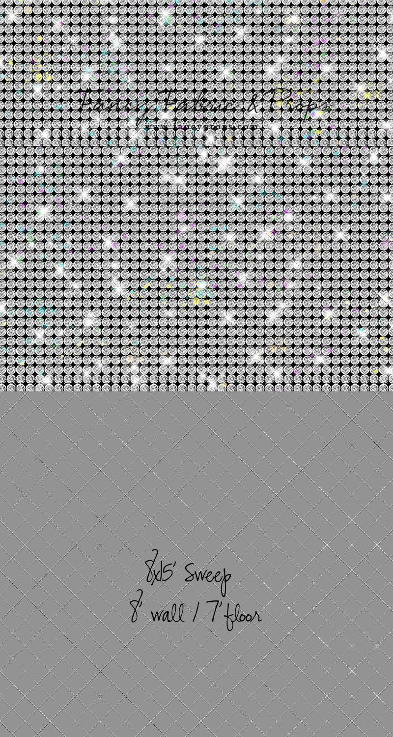 Prism Pop - With Solid Light Gray Floor Sweep Option