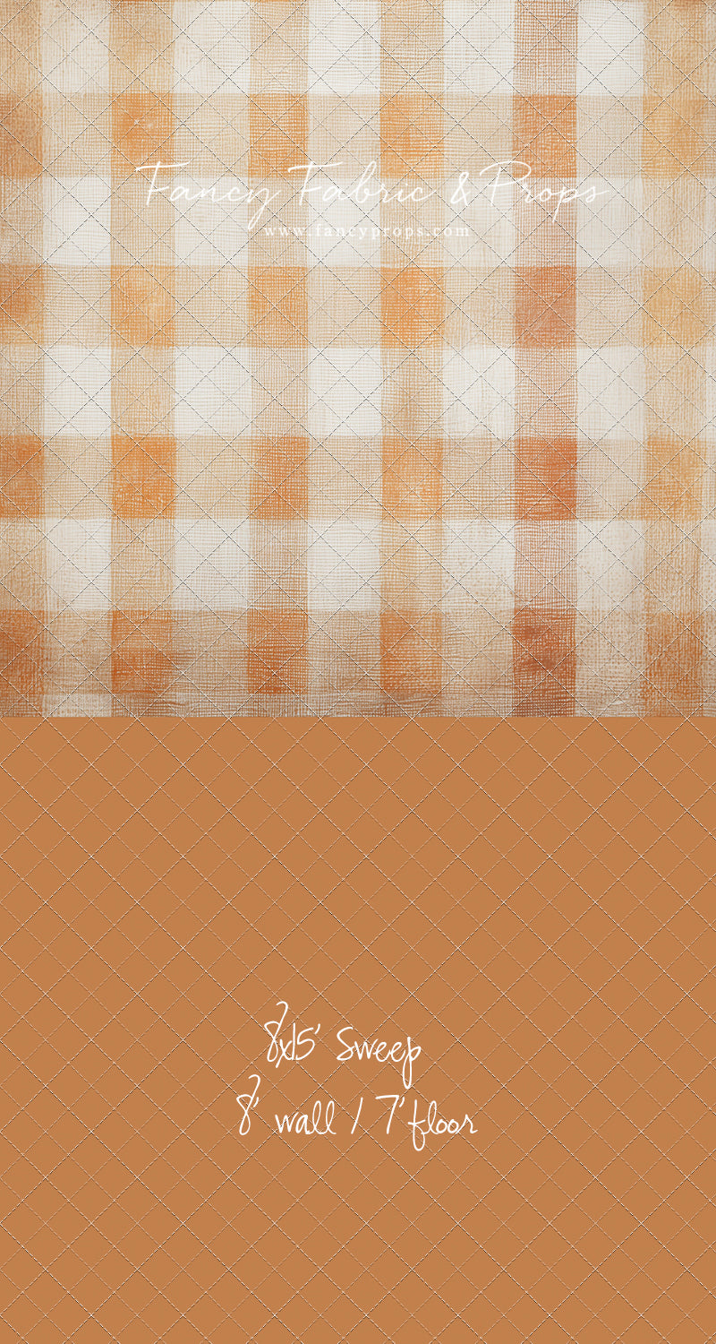 Pumpkin Patch Plaid - With Sweep Option
