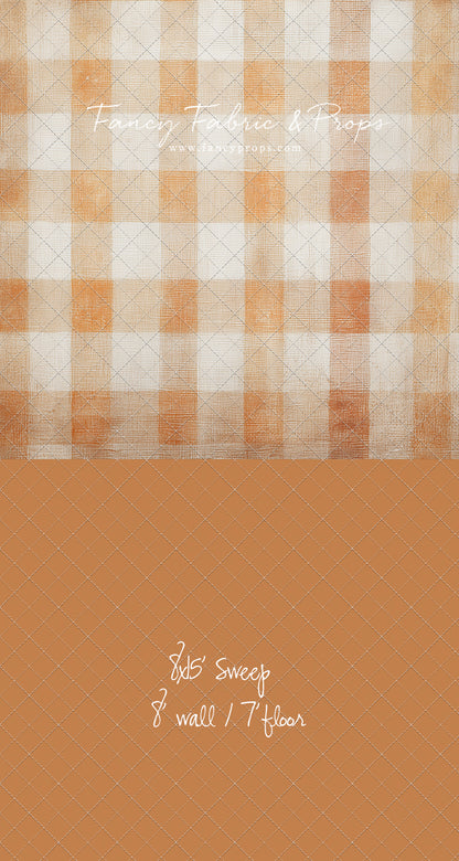 Pumpkin Patch Plaid - With Sweep Option