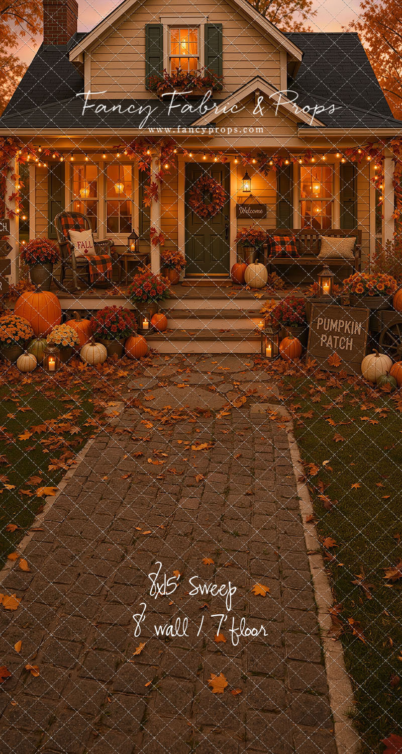 Pumpkin Patch Welcome - With Sweep Option