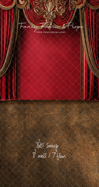 Regal Red Chamber Wall - With Sweep Option