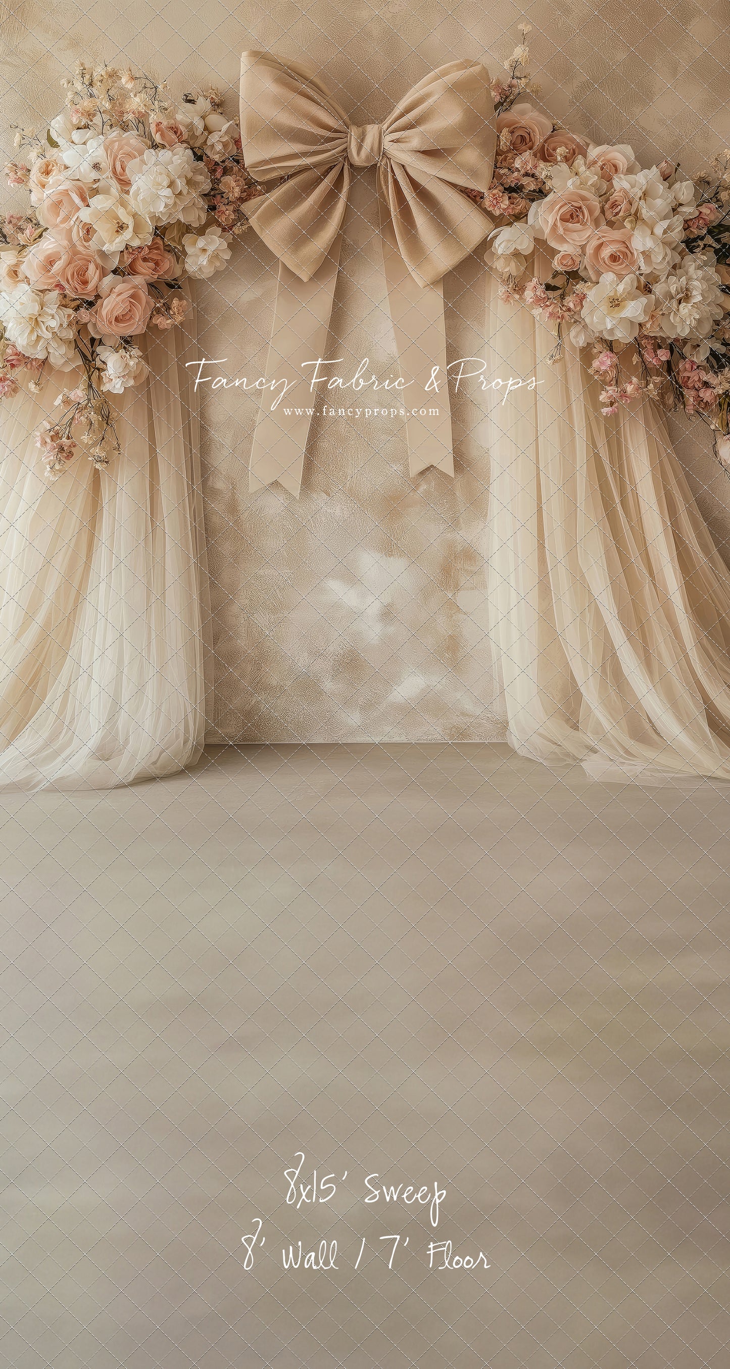 Ribboned Bloom  - With Sweep Option