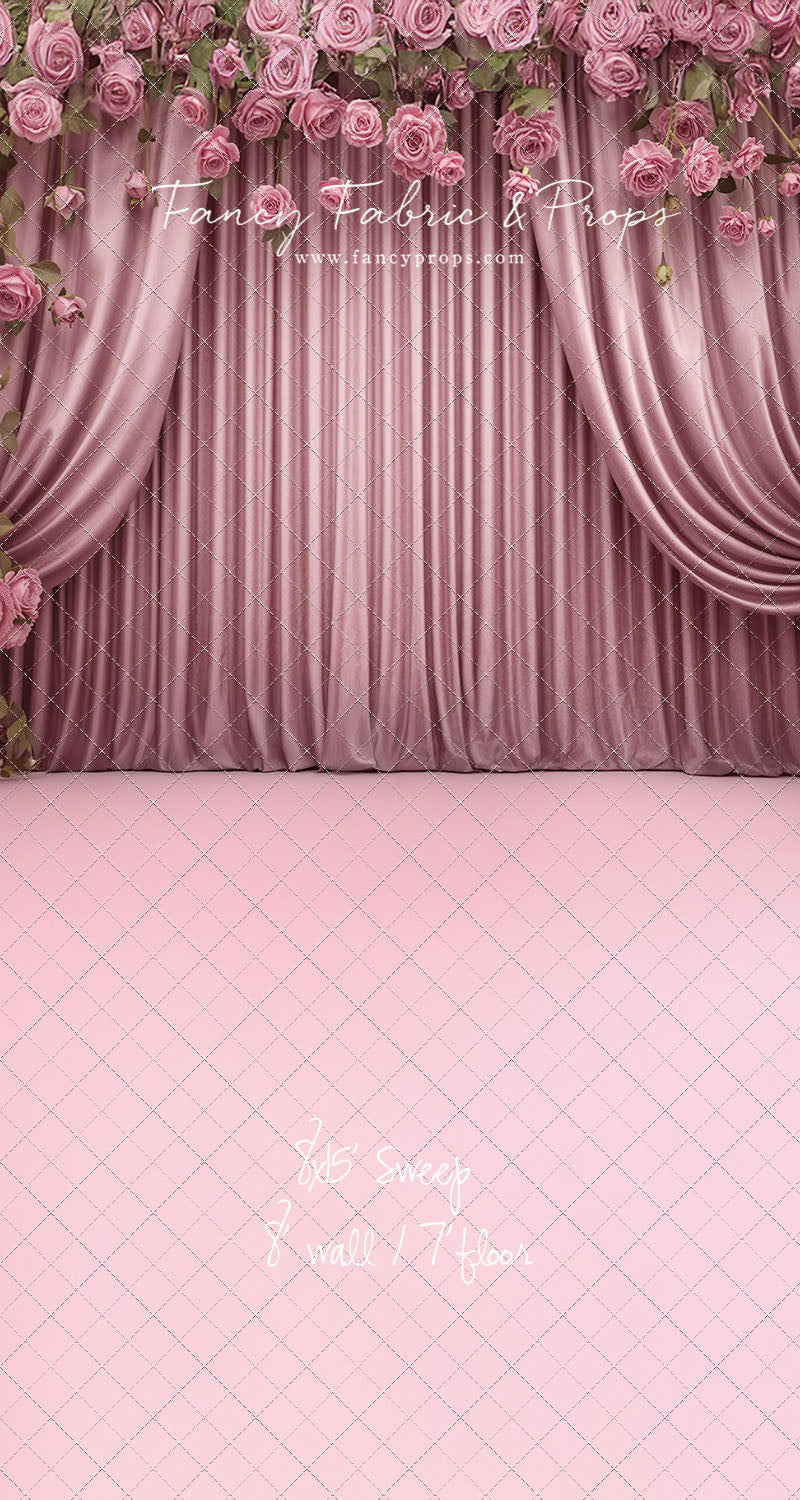 Rose Petal Curtain - With Sweep Option