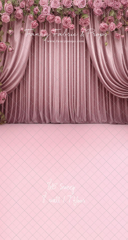 Rose Petal Curtain - With Sweep Option