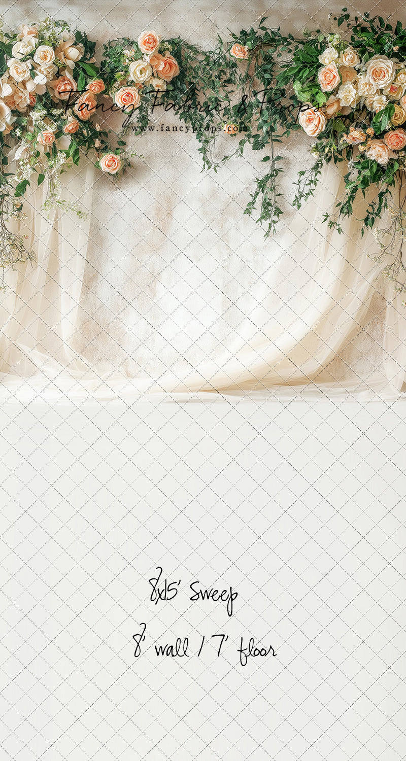 Rosette Drape - With Sweep Option