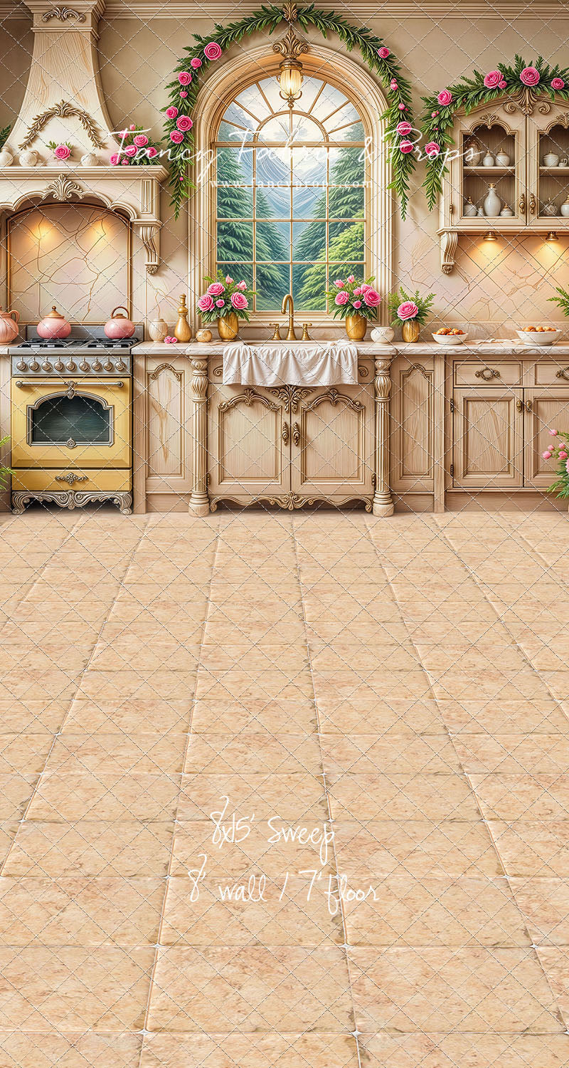 Rosewood Cottage Kitchen - With Sweep Option