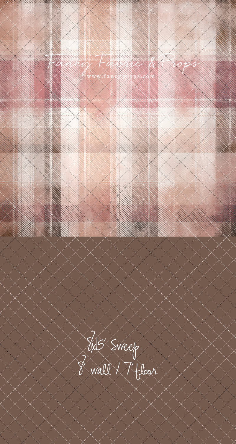 Rosewood Plaid - With Sweep Option