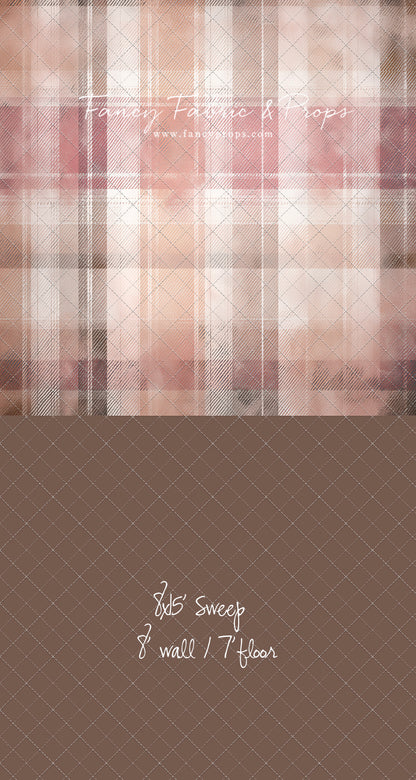 Rosewood Plaid - With Sweep Option