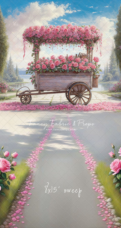 Rosy Blossom Cart - With Sweep Option