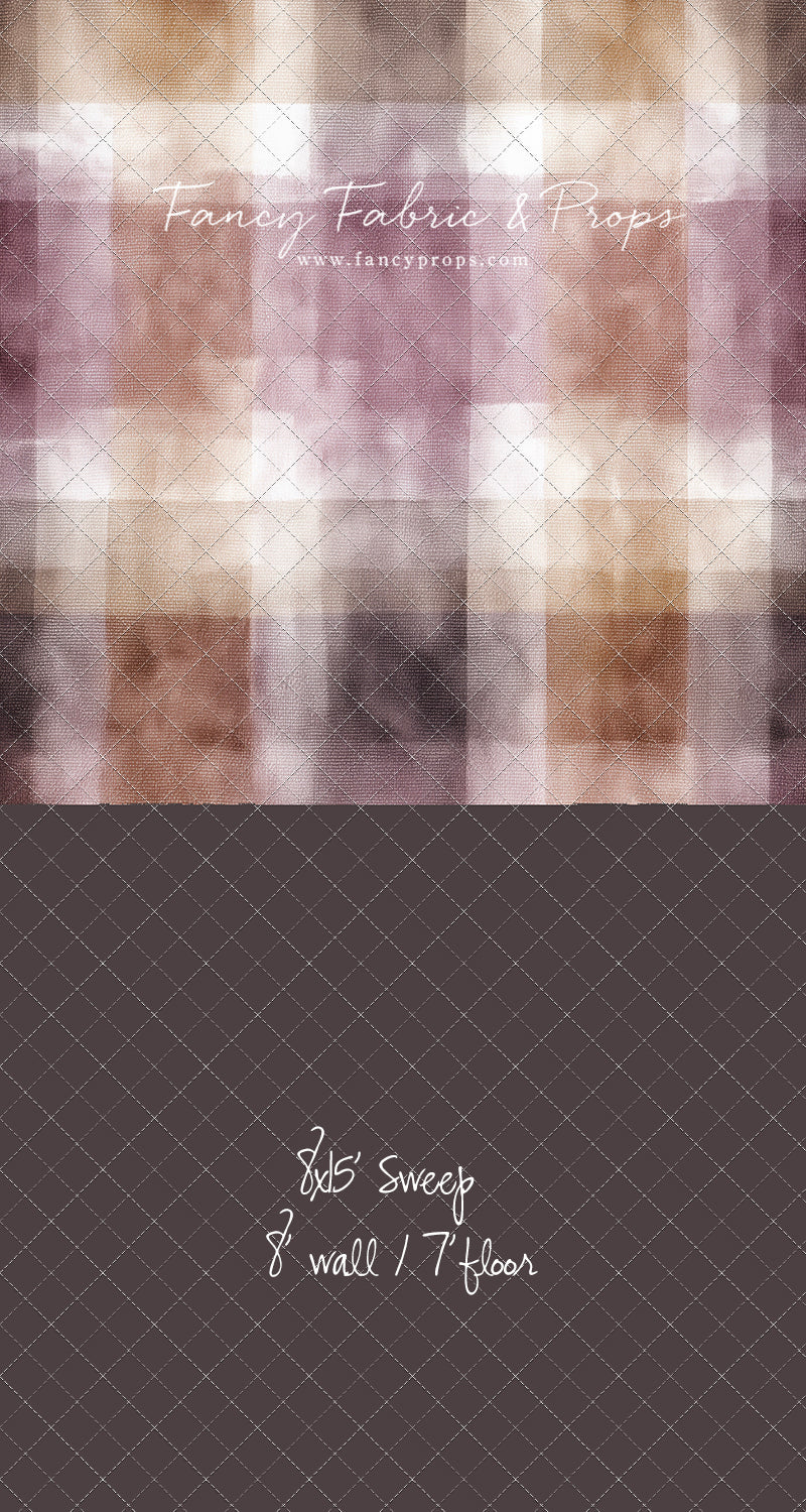 Rustic Plum Plaid - With Sweep Option