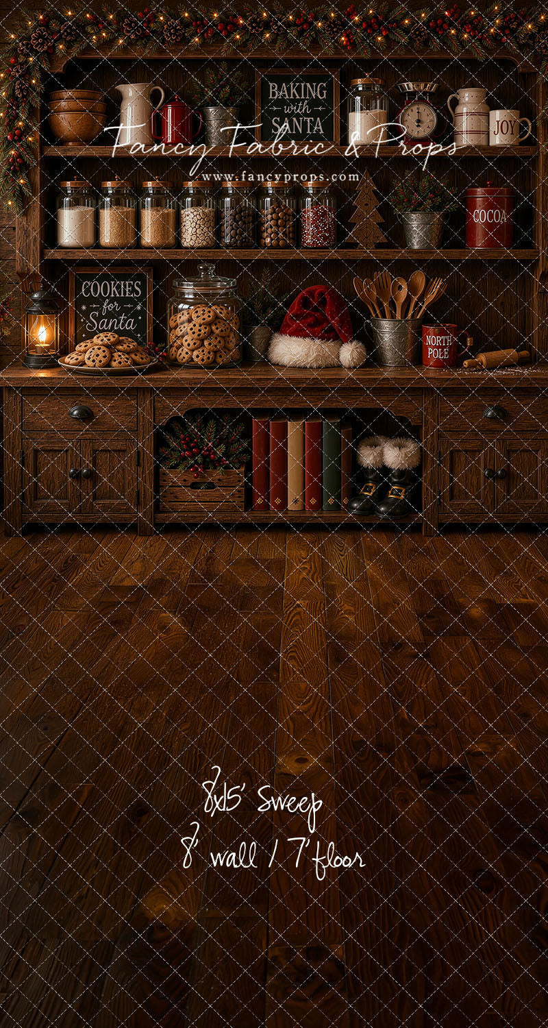 Santa's Cookie Cupboard - With Sweep Option