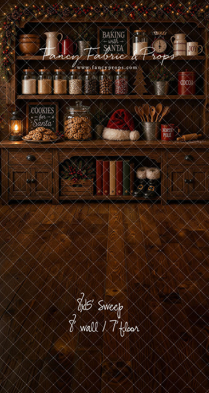 Santa's Cookie Cupboard - With Sweep Option