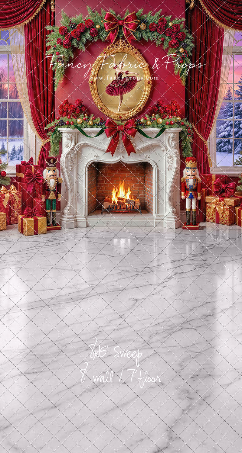 Scarlet Ballerina Christmas Room - with Sweep Option