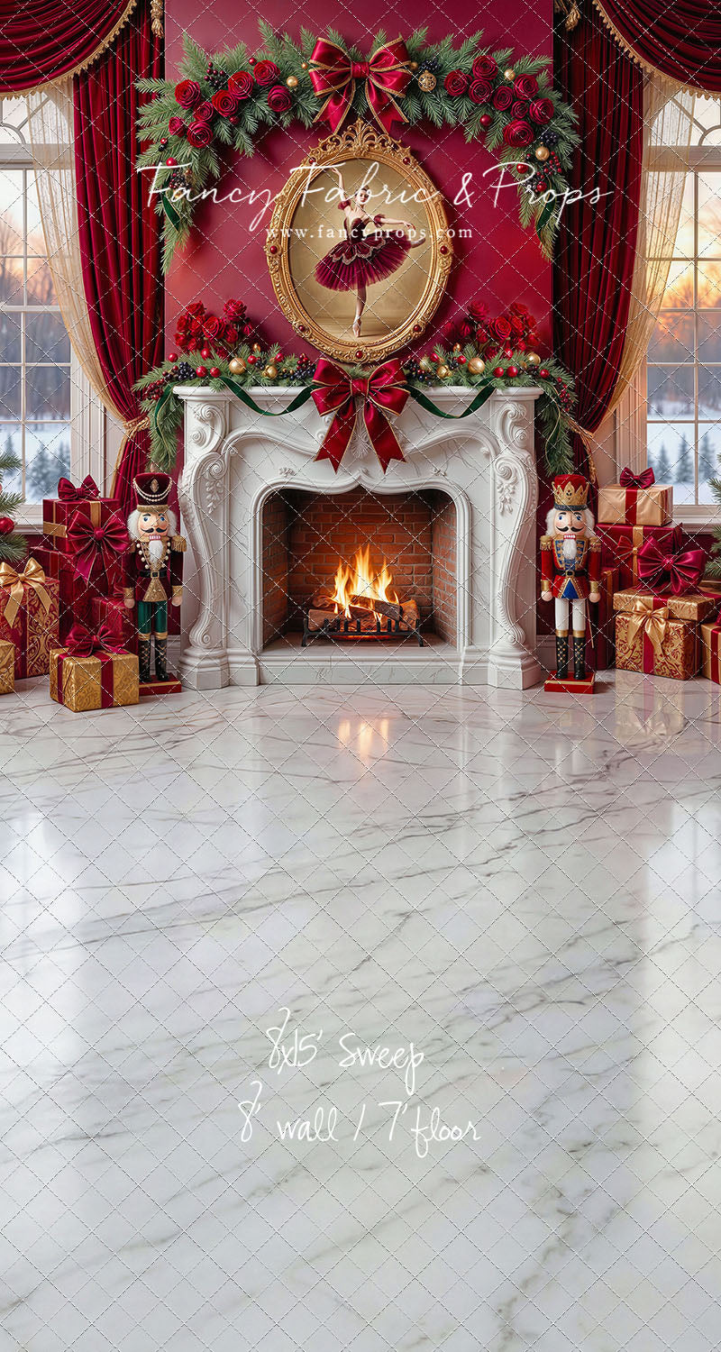 Scarlet Ballerina Christmas - with Sweep Option