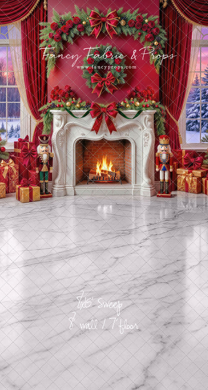 Scarlet Christmas Room - with Sweep Option