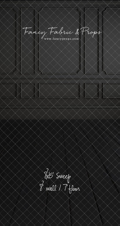 Simple Matte Black Wall - With Sweep Option