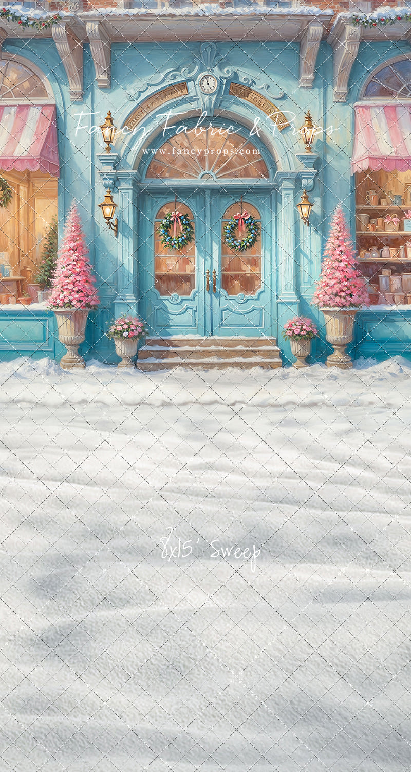 Snow-Kissed Winter Market - With Sweep Option