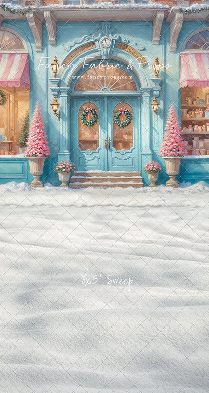 Snow-Kissed Winter Market - With Sweep Option