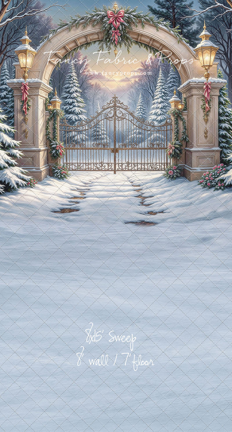 Snowfall At The Estate - with Sweep Option