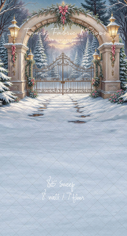 Snowfall At The Estate - with Sweep Option